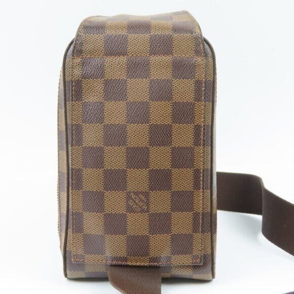 Louis Vuitton Crossbody Bag Geronimos Sling Bag Bum Bag Damier Ebene Purse - Picture 7 of 16